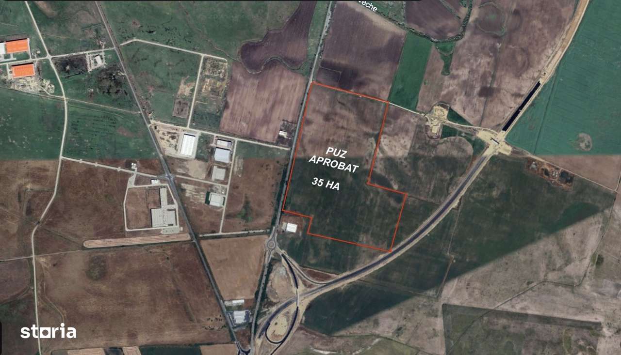 Sanandrei Teren 35 Hectare | Centura - Autostrada - Hale - PUZ Aprobat - Imagine principală: 4/5