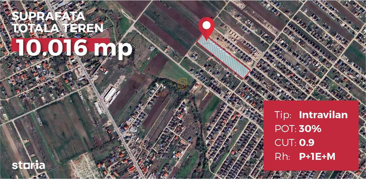 Lot teren de vanzare, Str. Aviatorilor, P+1+M, Comuna Berceni - Imagine principală: 3/20