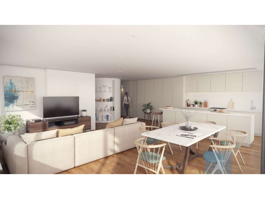 Apartamento T2 com Varanda em Construção na Foz - Grande imagem: 4/10