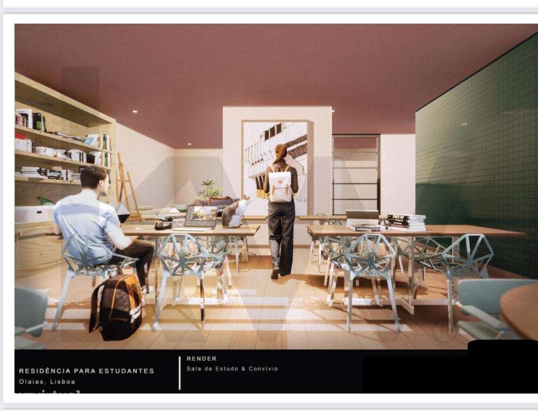 Prédio com projeto aprovado para Residência de Estudantes Areeiro-Olai - Grande imagem: 2/14