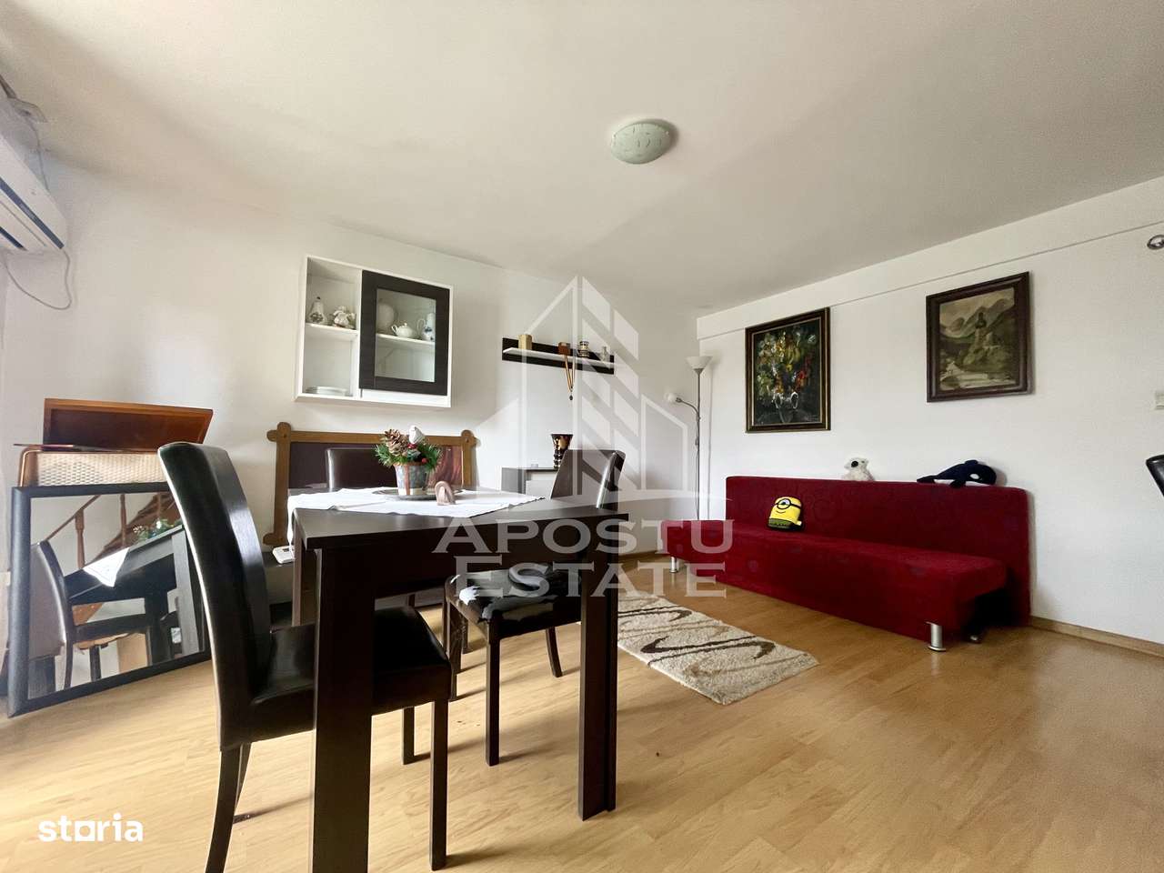 Apartament cu 3 camere, pe 2 niveluri, centrala proprie, Dambovita - Imagine principală: 1/7
