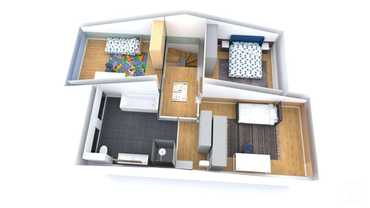 Bliźniak 118 m², 3 sypialnie, ogród-15