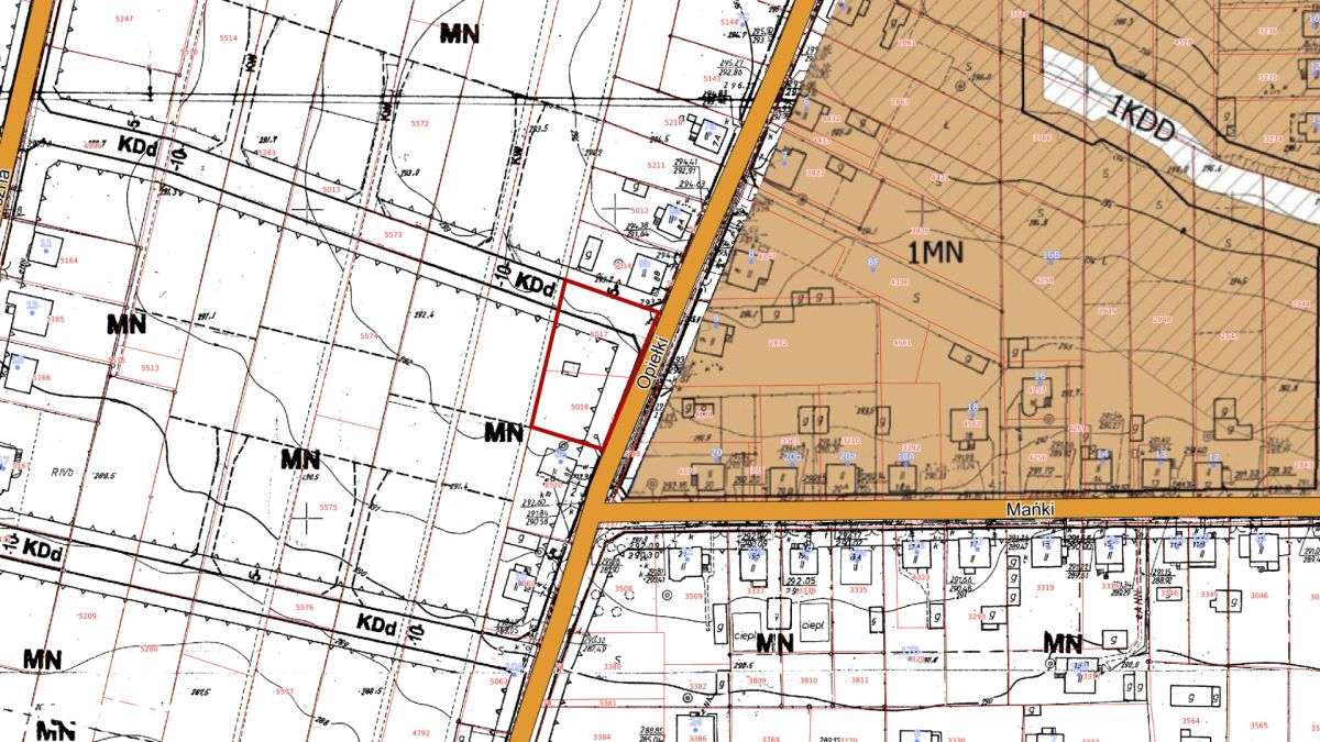 Działka budowlana Koszęcin, ul. Opiełki 1384m2 - Pełny obrazek: 3/20