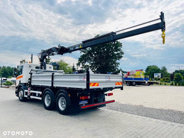 Scania P R 270 / 6x2 / 6x4 / wywrotka 3-S + HDS / stare tacho / żuraw , dzwig , kran , Krane - 5