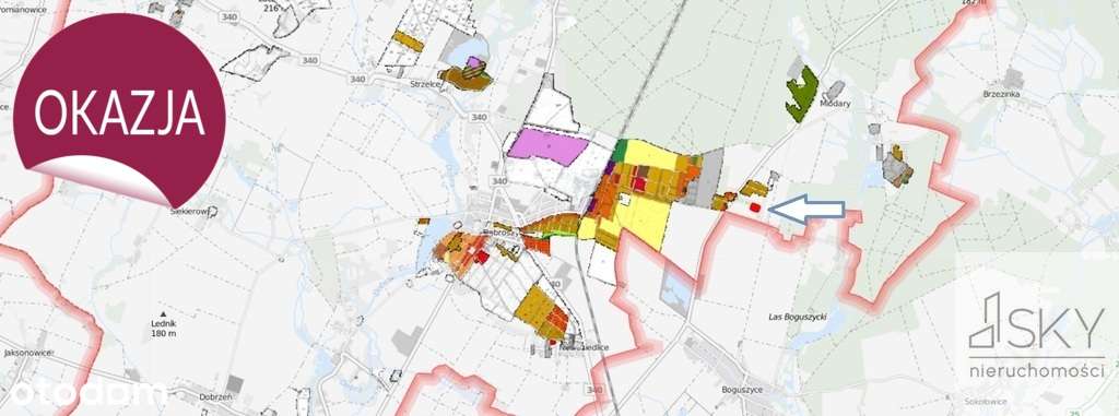 Miodary k. Oleśnicy, działki z warunkami zabudowy - Pełny obrazek: 1/11