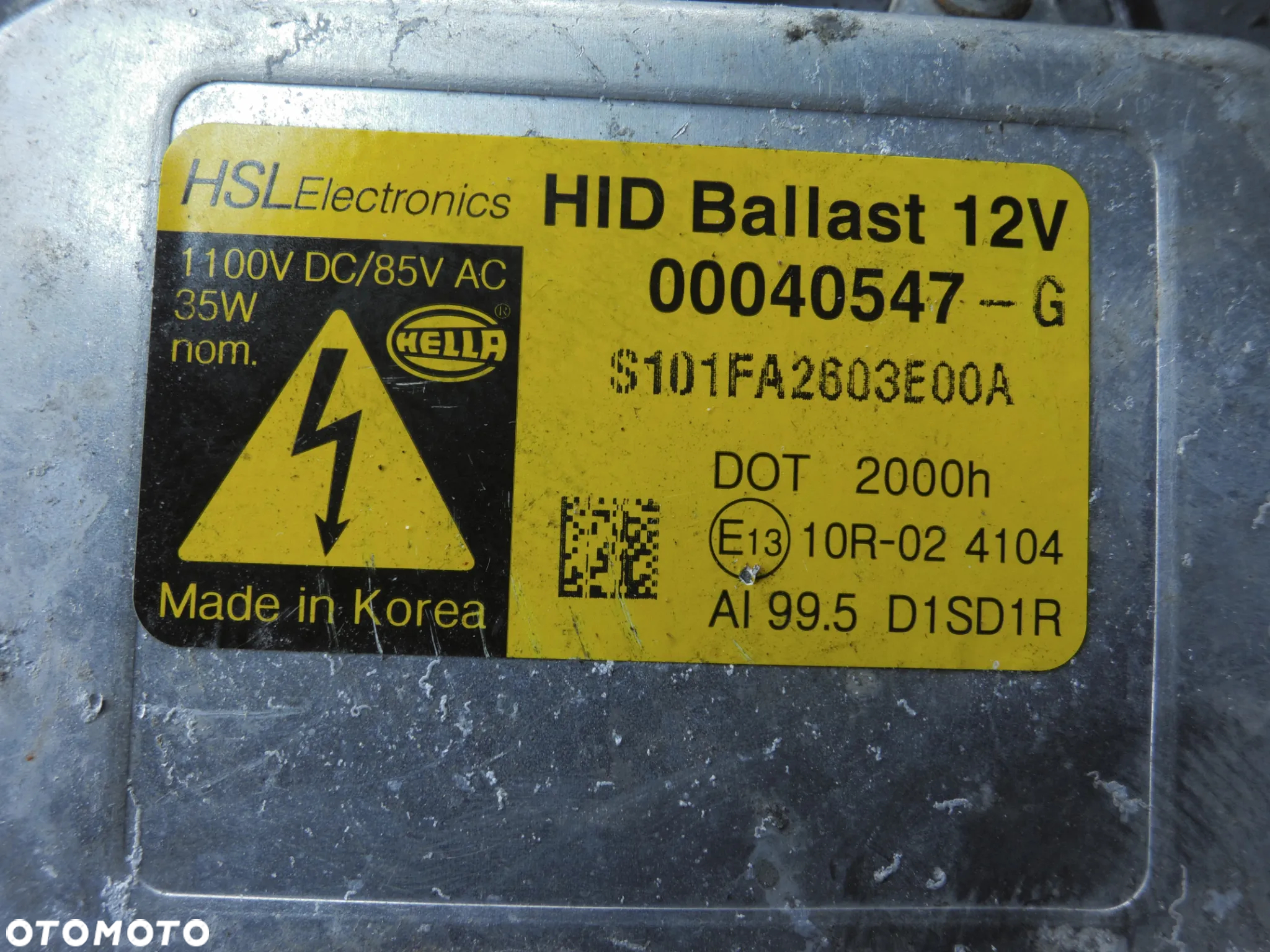 PRZETWORNICA XENON 00040547 KIA HYUNDAI - 2