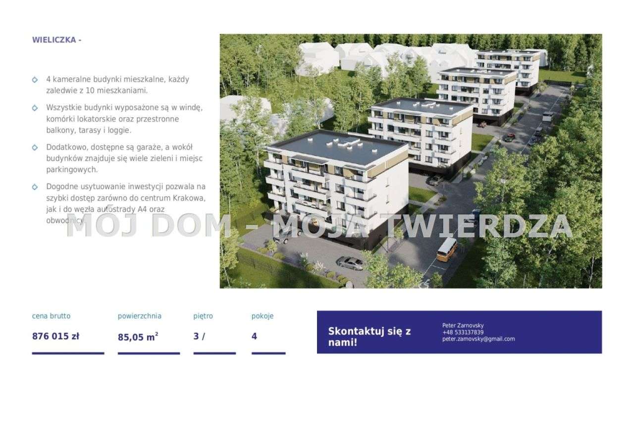 4-pokojowe mieszkanie z dwoma balkonami — Wieliczka-2