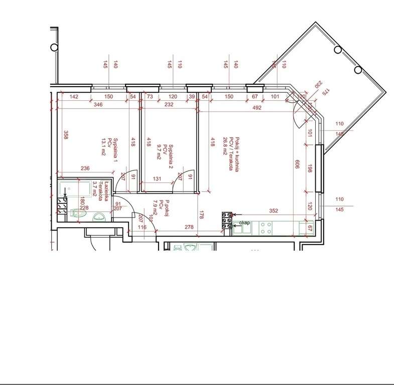 Mieszkanie 63,4m2 z komórką lokatorską i duży balkon zadbane Osiedlu-15