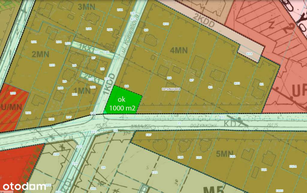 Działka budowlana 1000 m² – Dożynkowa/Konwaliowa - Pełny obrazek: 3/14