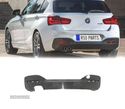 DIFUSOR TRASEIRO PARA BMW PACK M F20 F21 LCI 15- SAIDA DUPLA ESQ - 1