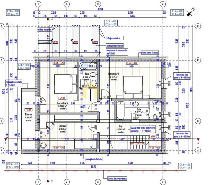 Casa cu 4 camere, 3 bai Teren 500 mp I Tureni-5