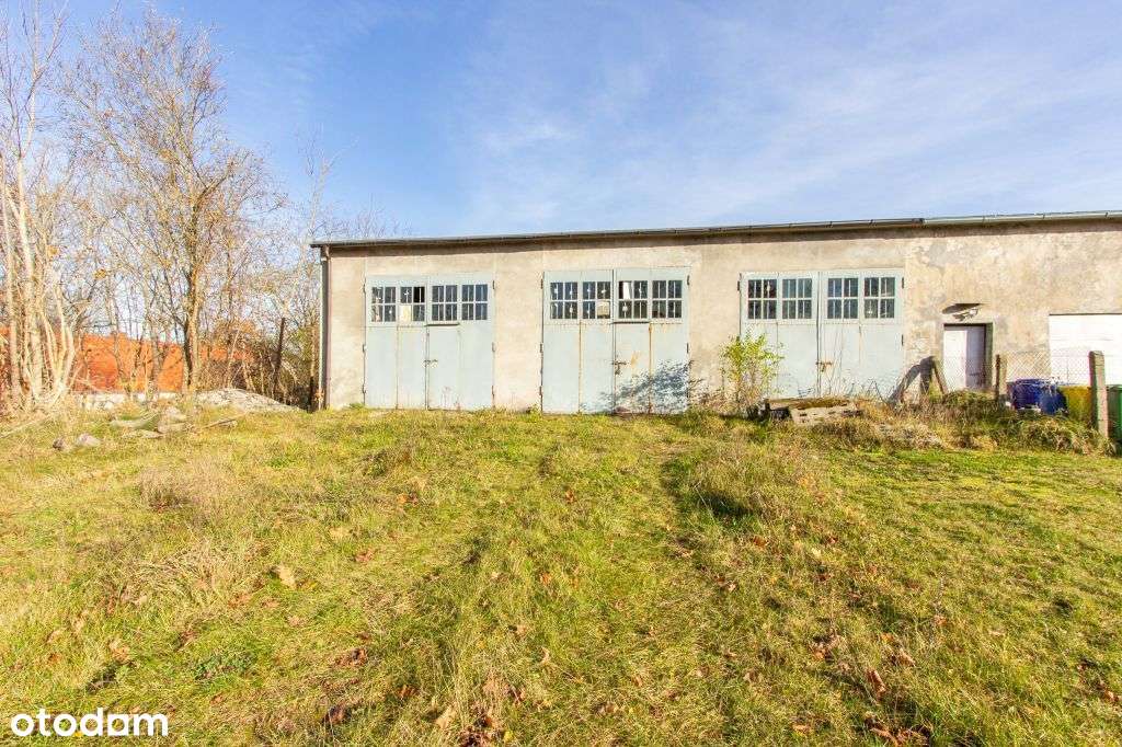 Na sprzedaż działka z halą warsztatową-1