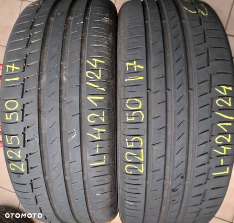 225/50r17 98Y (L421/24)003 2szt 6/6,5mm PC6 PremiumContact 6 CONTINENTAL LETNIE - 1