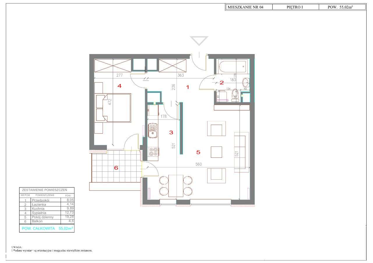 ul. DĄBSKA 18 || Na sprzedaż mieszkanie 53 m2-15