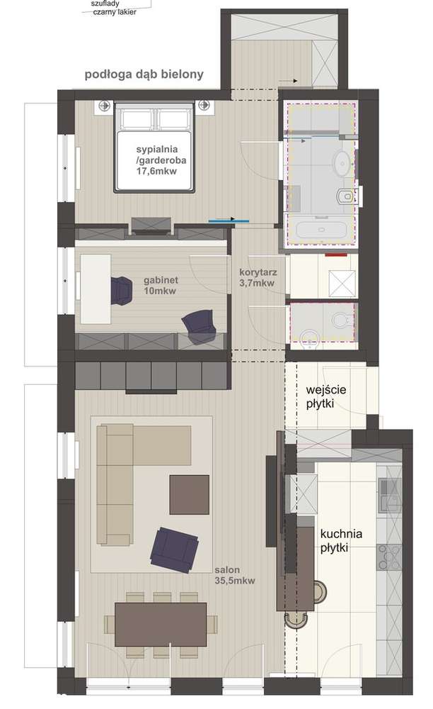 93m2/ widok na Odrę/ garaż/ Olimpia Port-19