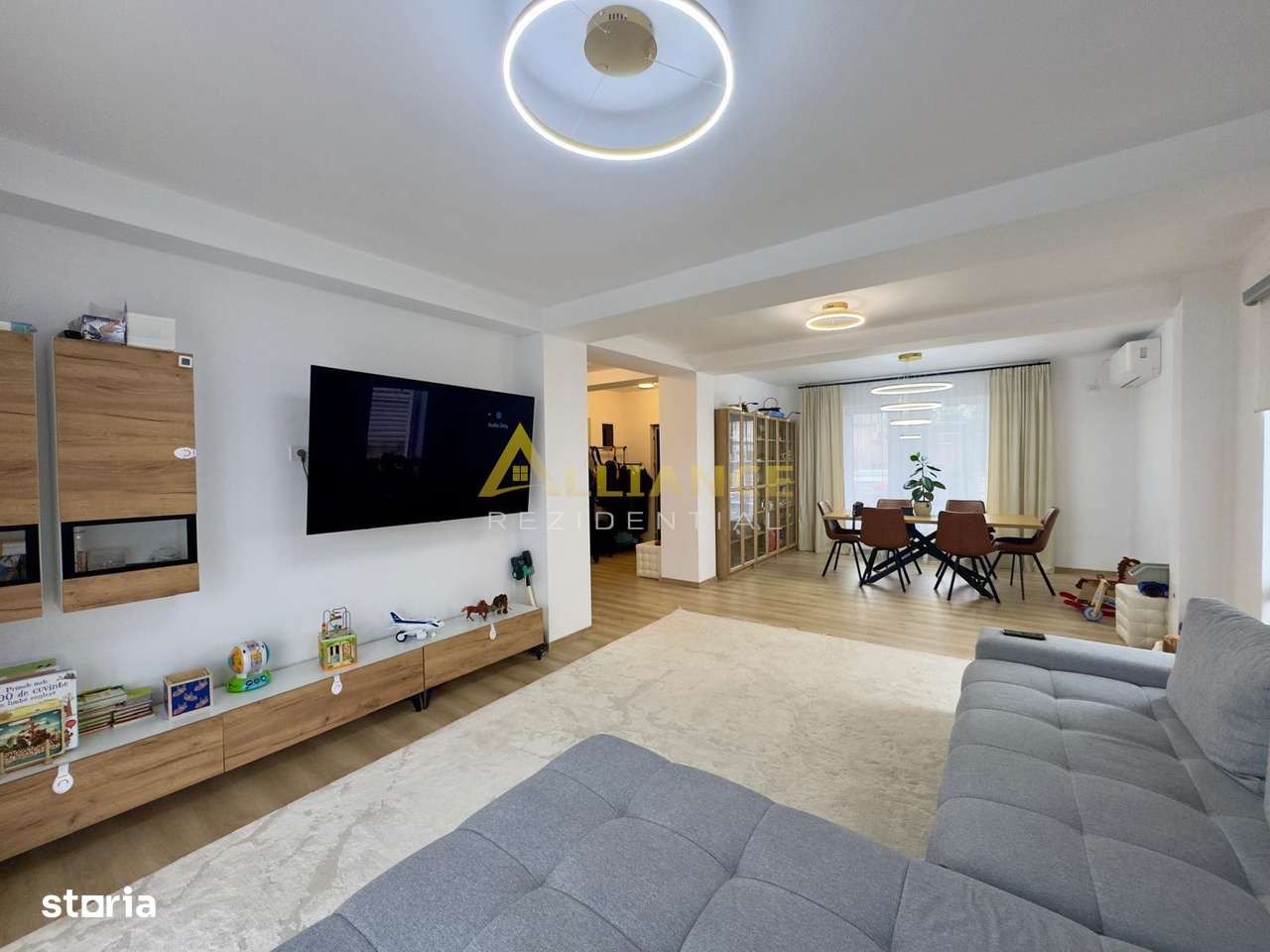 Casa 4 camere Berceni, semimobilata, teren generos 520 mp-4