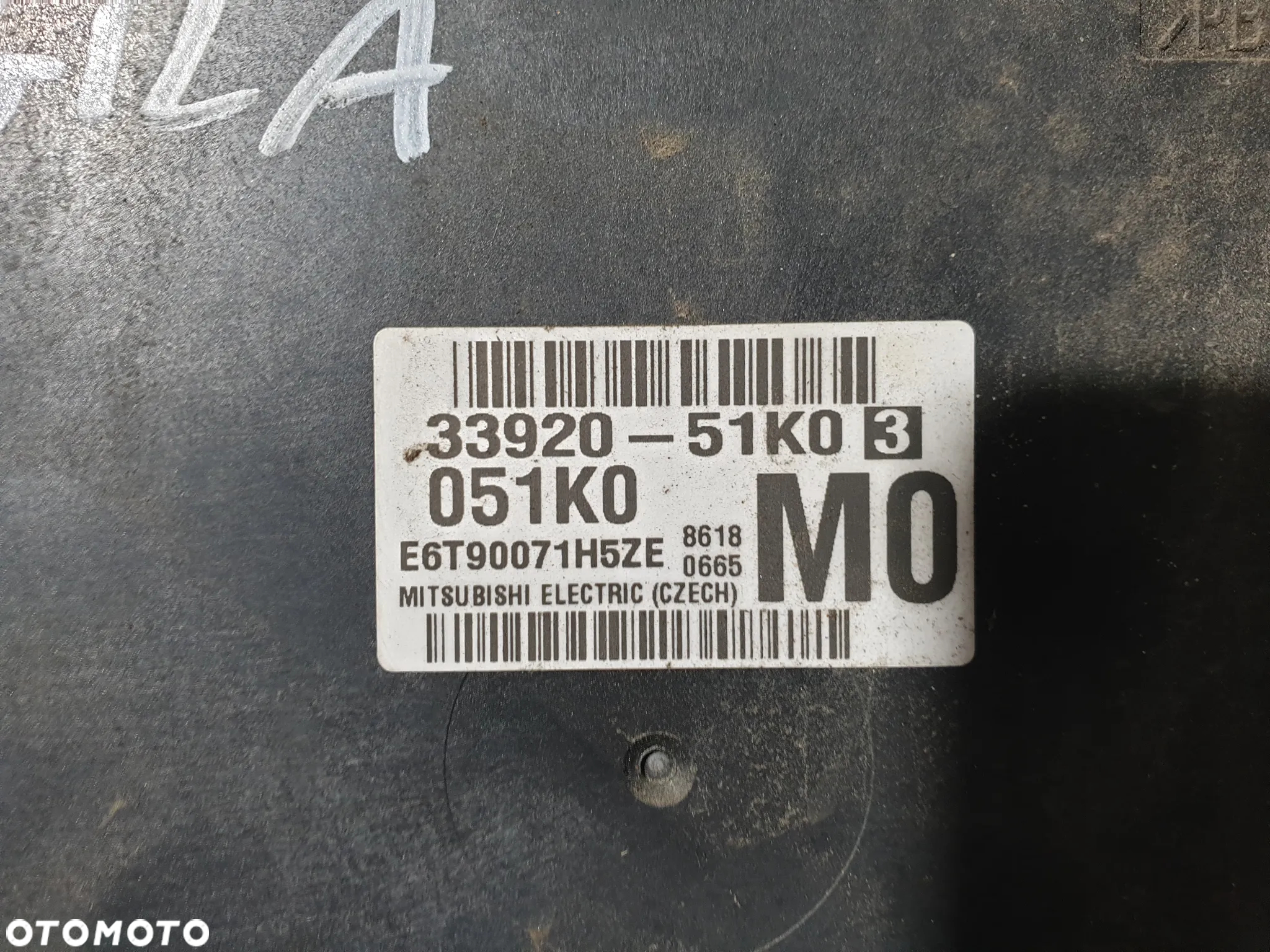 Opel Agila B Komputer Sterownik Silnika 33920-51K0 - 4