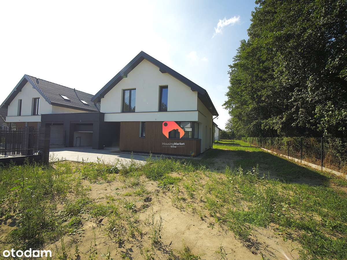 Nowoczesny bliźniak z dużym ogrodem, pompa ciepła - Pełny obrazek: 5/18