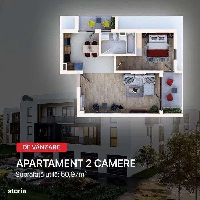 Green Residence - Vanzare ap. 2 camere + loc de parcare-2