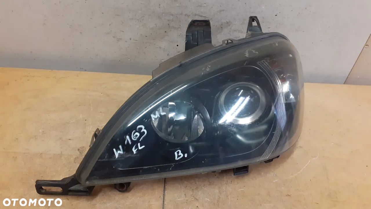 LAMPA PRZEDNIA PRZÓD LEWA MERCEDES W 163 ML CZARNA - 1