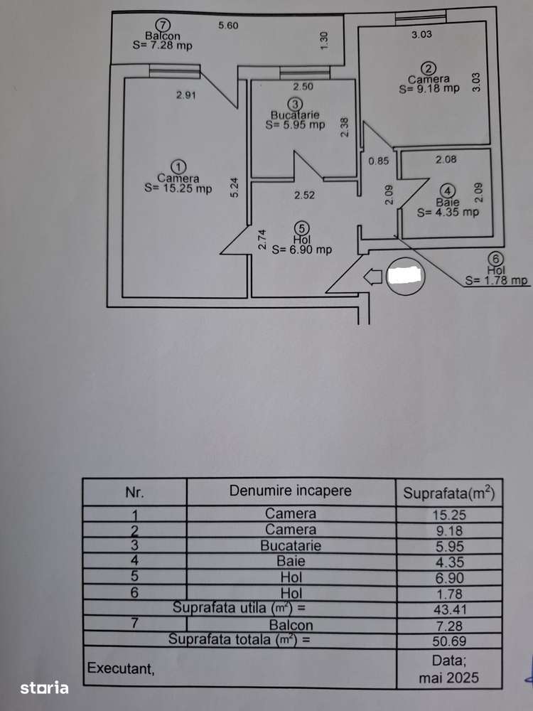 Apartament 2 camere decomandat zona Rahovei-5