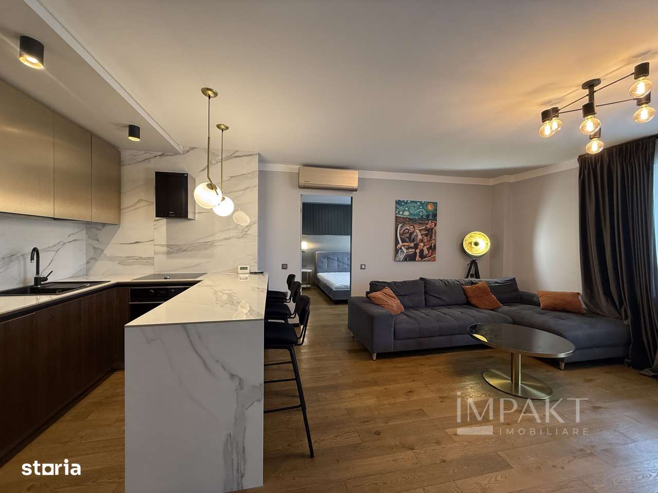 Apartament ultrafinisat cu 2 camere! - Imagine principală: 3/19