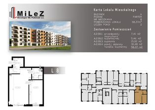 Mieszkanie 2 pokoje o pow. 58,37 m2