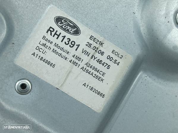 Elevador Tras Direito Drt Manual  Ford Focus Ii Caixa/Combi - 3
