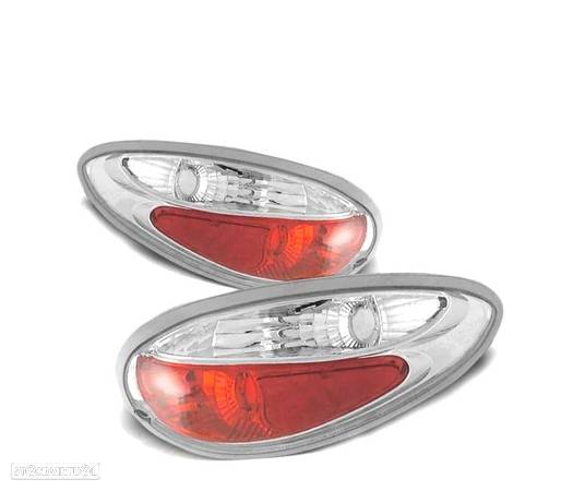 FAROLINS TRASEIRO PARA CHRYSLER PT CRUISER 00-06 VERMELHO BRANCO LOOK LEXUS - 1