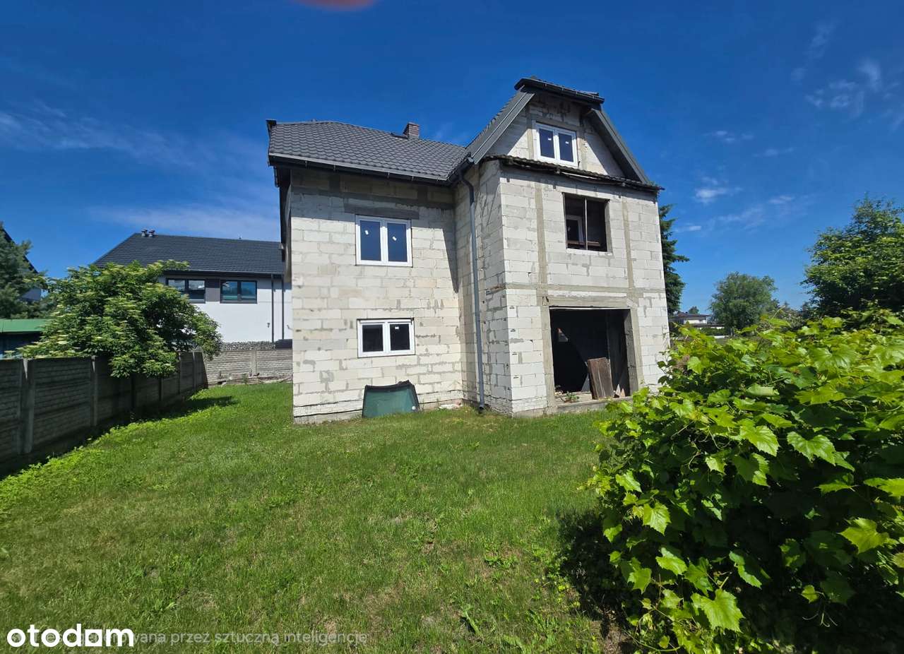 DOM W TRAKCIE BUDOWY | 168 m² | DZIAŁKA 806 m² | SIEDLCE, UL. ŁĄKOWA