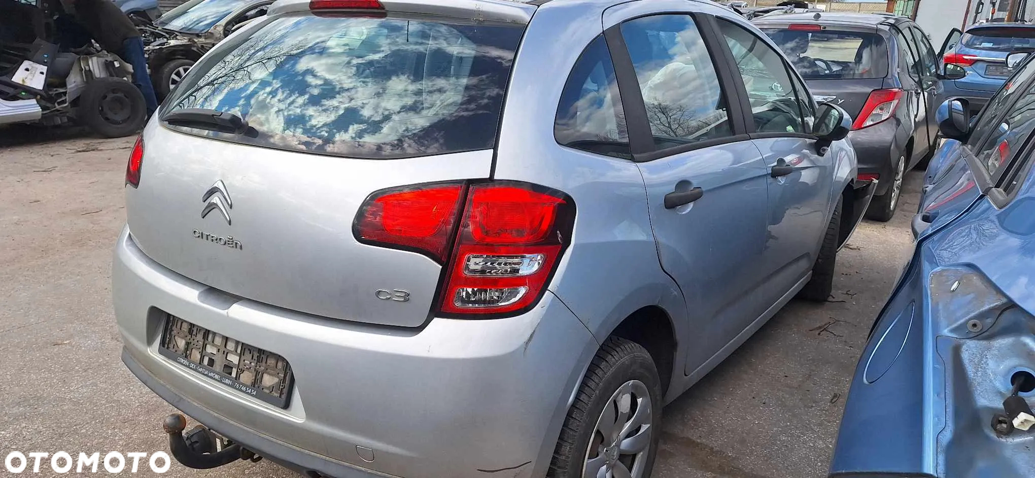 Citroen C3 II 1,4 73KM mcperson amortyzator prawy przód - 3