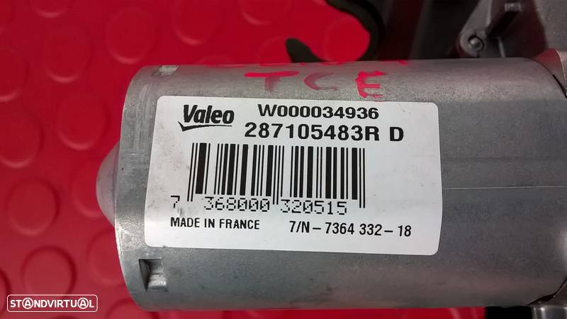 Motor Limpa Vidros Trás - 287105483RD / W000034936 / W000028313 / W000019185 [Re... - 3