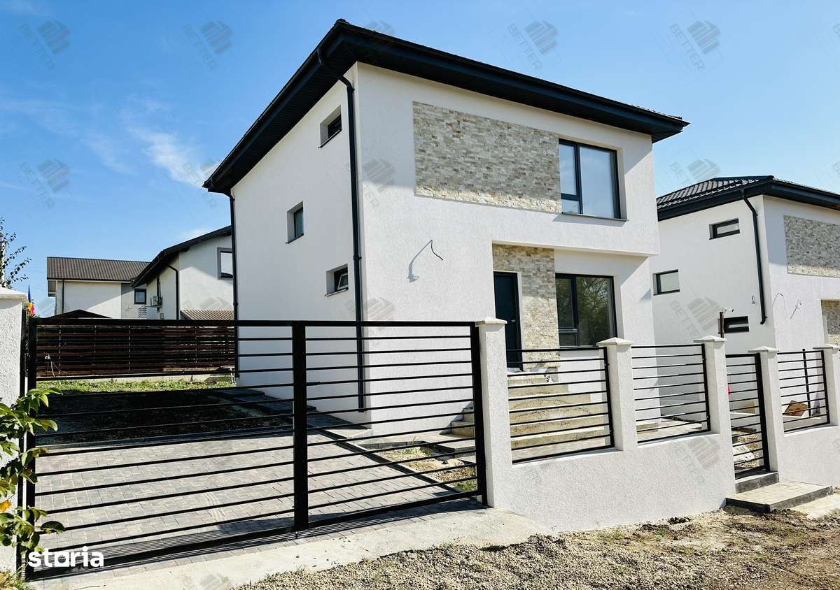 Casă Modernă de Vânzare Berceni, Ilfov – 4 Camere 3 Băi Gata de Mutare - Imagine principală: 2/17