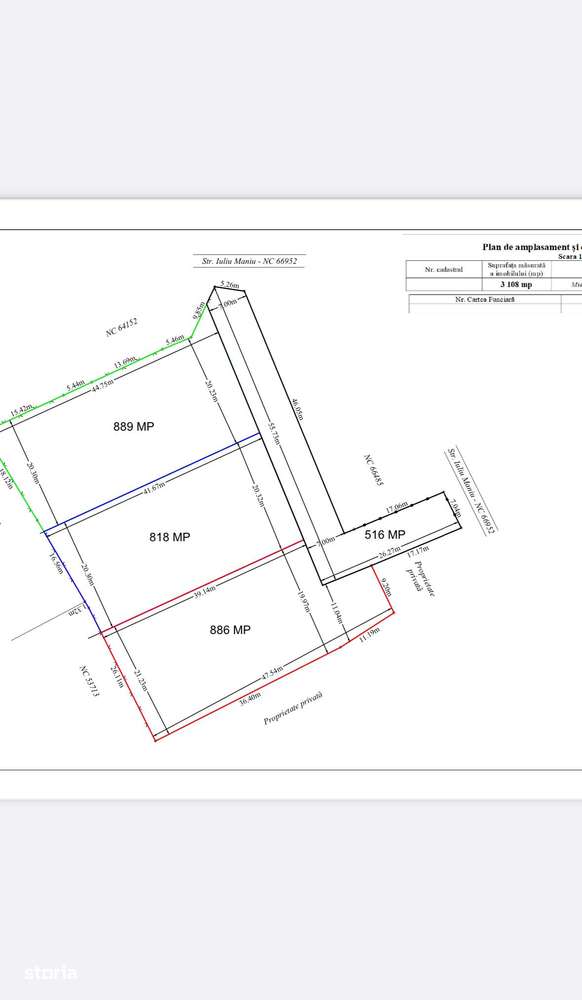 Teren 3100 mp Iuliu Maniu - Imagine principală: 1/1