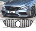 GRELHA PARA MERCEDES W205 18- AMG - PRETO BRILHANTE - 1