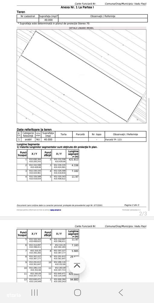 Terenuri agricole Vadu Pasii !! - Imagine principală: 2/3