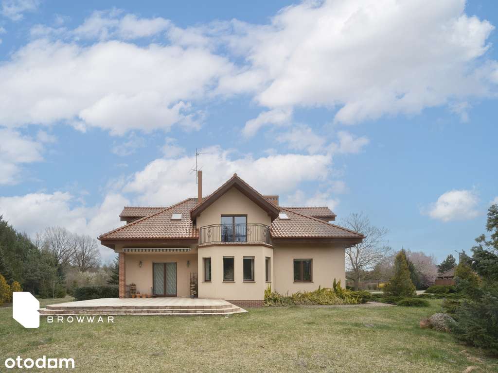 Wyjątkowa rezydencja w otulinie lasu, 7211 m² działki, Borówiec-17
