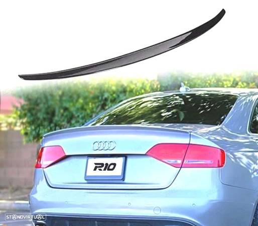 AILERON LIP SPOILER TRASEIRO PARA AUDI A4 B8 LOOK RS4 - 2