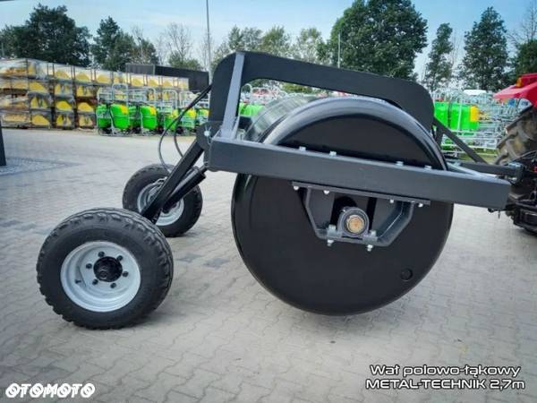 Wał łąkowo polowy METAL TECHNIK 2,7m walec wodny wałek - 9