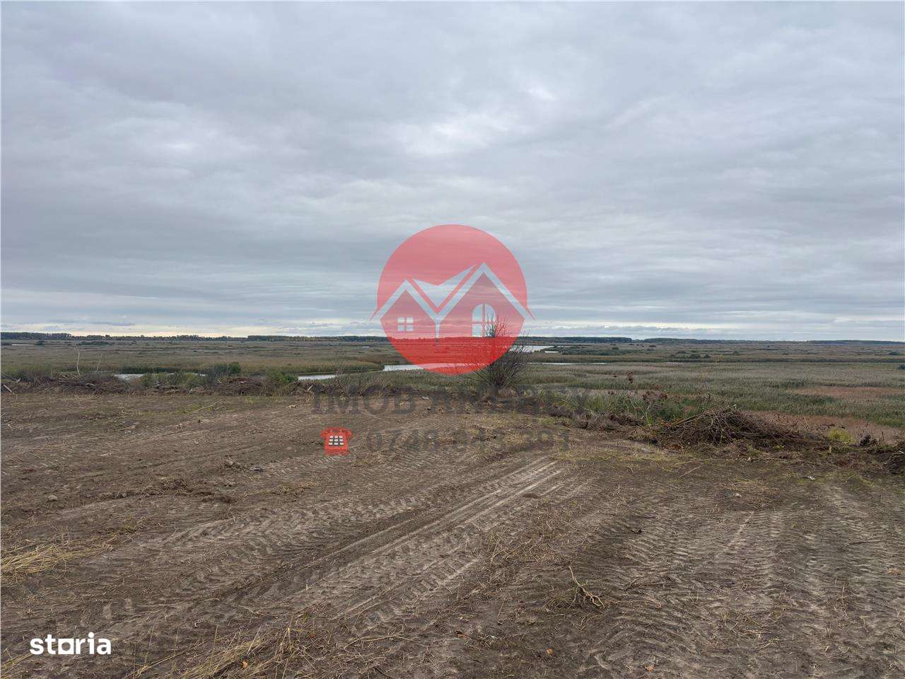 Teren 3.800 mp cu casa batrâneasca si vedere superba la balta - Imagine principală: 5/8