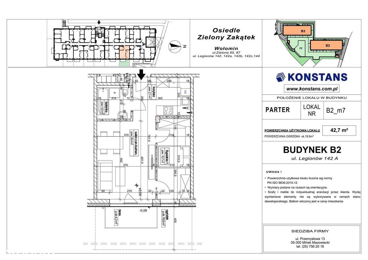 2-pokojowe mieszkanie 42m2 Bez Pośredników - Pełny obrazek: 2/4