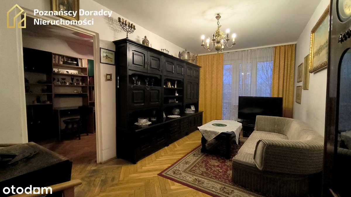 4 pokojowe mieszkanie w niskim bloku