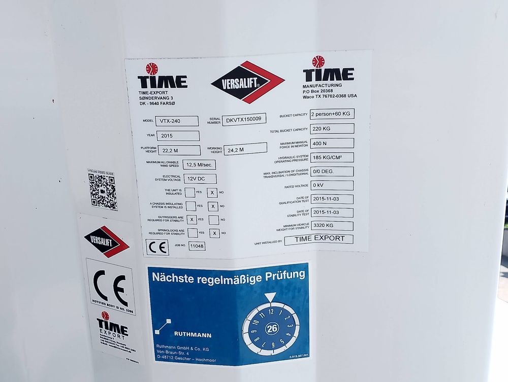 Podnośnik Koszowy Zwyżka 24 Metry Versalift vtx 240 Pilot ! - zdjęcie 8