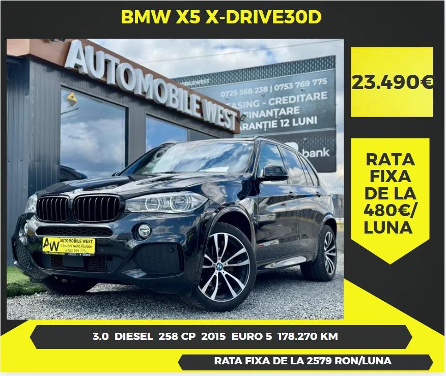 BMW X5 F15 [2013 - 2018] xDrive30d Sport-Aut. 2015
