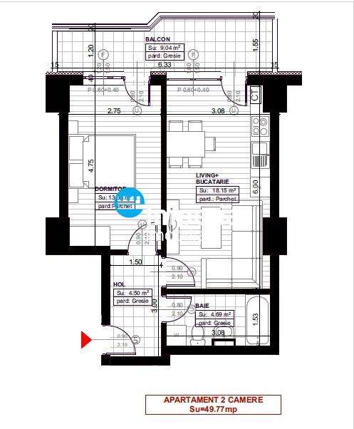 Apartament 2 camere Copou, complex rezidential nou, predare imediata!! - Imagine principală: 2/13