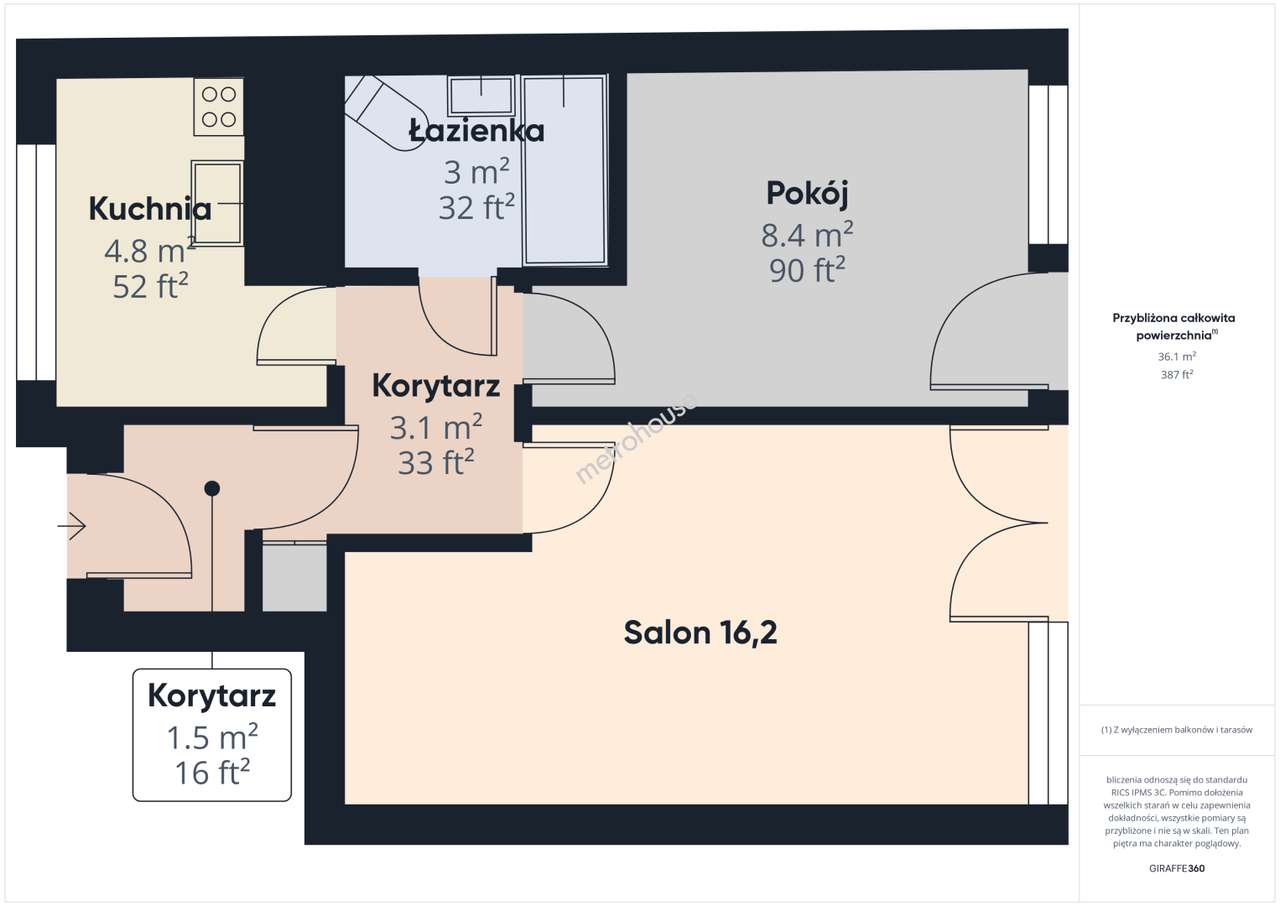 Dwupokojowe mieszkanie - Bolesławiec, ul. Łukasiewicza-15