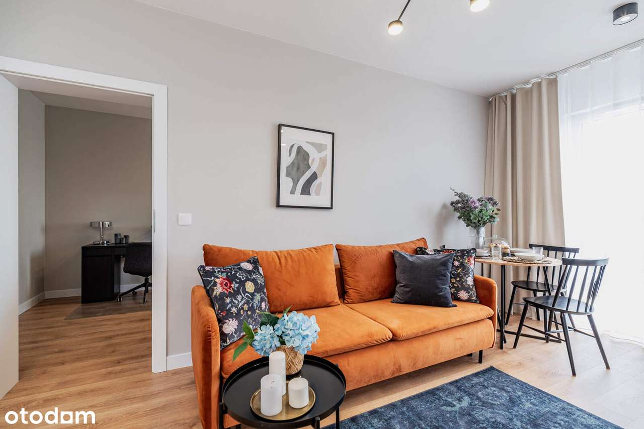 OD ZARAZ |Dwupokojowe mieszkanie z Balkonem |Cozy 1-Bedroom apartment - Pełny obrazek: 3/12