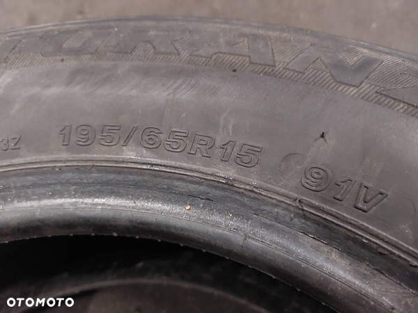 OPONY LETNIE 4 SZT 195/65R15 2009R BRIDGESTONE TURANZA ER300 - 4