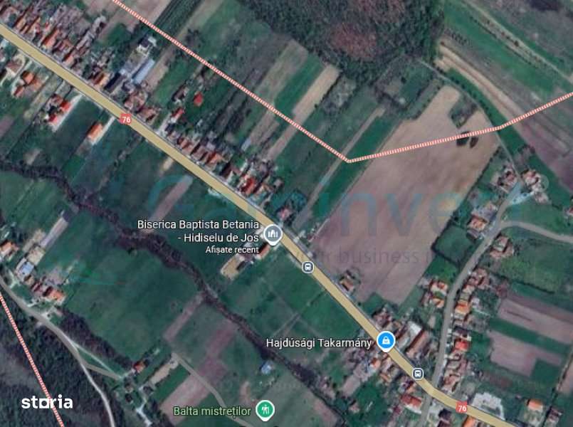 GAMINVEST Teren intravilan 5900 mp in Hidiselu de Jos, Bihor V4335 - Imagine principală: 1/1