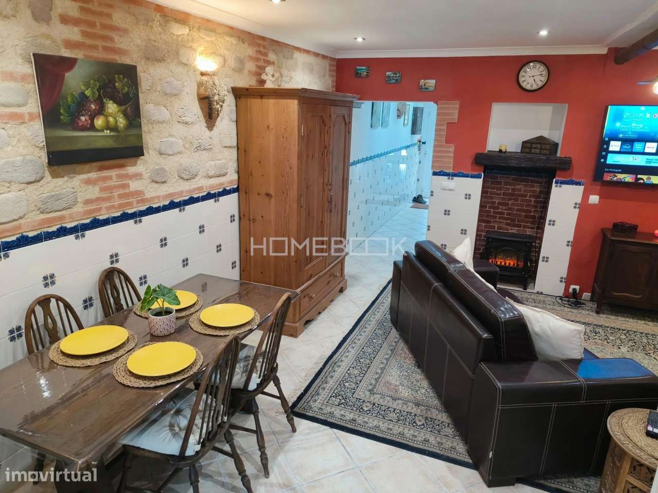 Moradia T2 Renovada, Quintal e Terraço - Arrendamento Anual, Sta Luzia - Grande imagem: 4/17